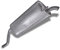 BESTPRICE 1x Endschalldämpfer Kompatibel mit FIAT GRANDE PUNTO (199_), PUNTO EVO (199_), OPEL CORSA D (S07)