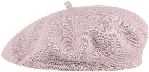 Lipodo Biskaya Baumwollbaske Baskenmütze Made in Italy Damen Sommer Rosa