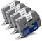 4x Labelwell kompatibel Schriftband für Brother TZe-231 TZe231 TZ231 TZ-231 für 12mm 0.47 Laminated White TZ Tape für Brother P-Touch PT-E110 PT-D400 H105WB D210 H110 H107B H100LB Schwarz auf Weiß