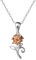Disney Princess Silver and Rose Gold Necklace C902727TL-P.PH