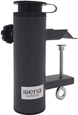 Siena Garden Schirmhalter für Balkon-Geländer Sonnenschirmhalter Balkonklammer Schirmständer