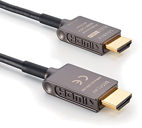 Eagle Cable by INAKUSTIK – 313245002 - Deluxe Ultra High Speed HDMI 2.1 Kabel | 2m | 48 Gbps | Lichtwellenleiter | UHD 10K@120Hz | professionelles Heimkino & Gaming | HDR10+ | eARC (Audio-Rückkanal)