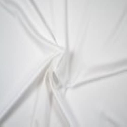 Badelycra-Sunny-Bademodenstoff-Nylon-Elasthan-50 cm Schritte-Meterware-200g/ QM-ca. 150 cm breit (Weiss-5003)