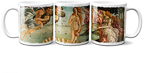 Planetacase Taza Nacimiento de Venus Botticelli - Tazas de Pintura y Arte Ceramica 330 mL
