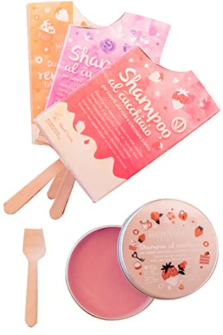 Maternatura Shampoo al cucchiaio,1 Confezione - Prodotto Assortito, non può essere scelto il colore, Prodotto Bio - Made In Italy - Formato da 100 Ml