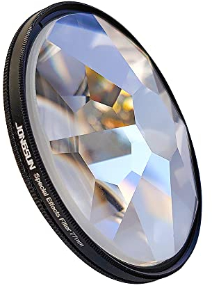 JONGSUN 8-Sided Kaleidoskop Prisma Spezialeffektfilter 77mm FX Glas Blendung Widescreen Film Anamorphotische DSLR Film Video Fotografie Kamera Filter Zubehör (8-Sided Kaleidoscope)