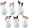 36 Stück Pferde Tortendeko Geburtstag Pferde Cupcake Toppers Wildes Tier Dekoration Horse Cupcake Tortendeko Baby Shower Geburtstag Thema Party Kuchen Dekorationen