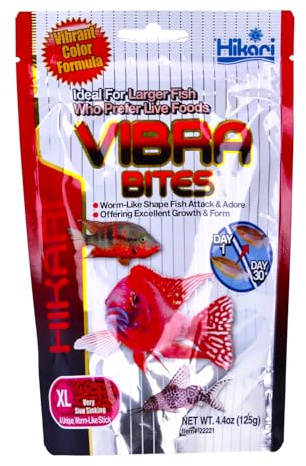 Hikari Vibra Bites XL 125g Colour-Enhancing Sticks for Aquarium Fish