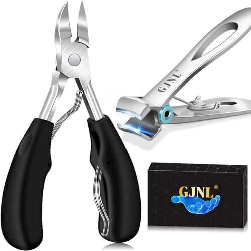 Toenail Clippers for Seniors Thick Toenails - Christmas Gifts for Men Dad 16mm Wide Jaw Opening Nail Clippers for Men Thick Nails, Xmas Secret Santa Presents for Dad Heavy Duty Toe Nail Clippers