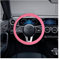 JNNJ Antidérapant Couvre Volant Respirant, Enveloppe De Volant en Silicone, Respirant Élastique Professionnel Couvre De Universelle, Protège Volant Souple Durable Accessoire De Voiture(Rose)