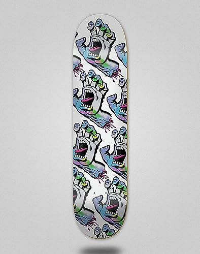 Santa Cruz Skateboard Skateboard Deck Board Holo Screaming Hand 7ply Birch 8.0x31.6