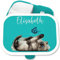 Kinder Campus für Mepal - Katzen - Verspielte Süße Katze Brotdose Cat I - 750 ml - Türkis - fächern name lunchbox cats katzenmotiv personalisierte brotbox butterbrotdose schuldose mädchen