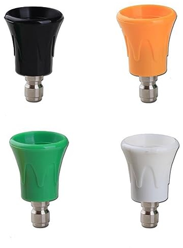 Sknrlko 1 Set Pressure Washer Nozzle Guard Power Washer Nozzle Tips with Protector Holder Pressure Washer Nozzle Guard