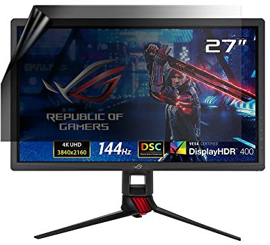 Celicious Privacy Lite 2-Way Anti-Glare Anti-Spy Filter Screen Protector Film Compatible with Asus ROG Strix 27 XG27UQ