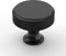 Amerdeco 10 Pack Matte Black Knurled Cabinet Knobs Kitchen Cabinet Handles for Drawer Dresser, Cupboard and Wardrobe