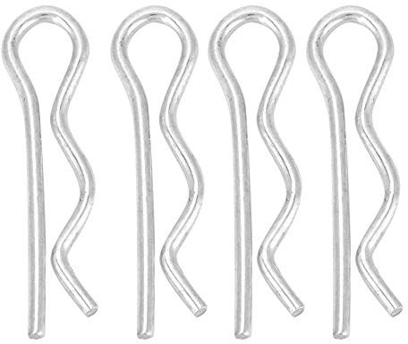 Splint Schloss Klammer m,R-Splint-testift-Befestigsclip,Hell Verzinkt,2,5 X 45 Mm,10 Stück,Induselle enschaftliche Stifte (1,6 * 28 Mm (30 Stück))
