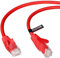 rhinocables CAT 5e High-Speed Ethernet Cable - Reliable LAN Network RJ45 Cable for Fast Internet & Data Transfer | Durable WiFi Broadband Cable for Gaming & Streaming, (5m, Red, Pack of 25)
