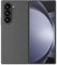 Sisyphy Funda de fibra de aramida para Samsung Galaxy Z Fold 6 5G con textura de fibra de carbono (negro 1500D), cubierta protectora superdelgada, suave al tacto, resistente, duradera cubierta trasera