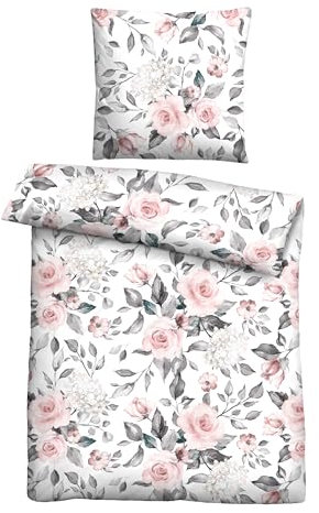 Traumhaft schlafen - Castell - Markenbettwäsche Nicki Bettwäsche 0380446 Rosen