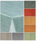 laro Wachstuch-Tischdecke Wachstischdecke Gartentischdecke Leinenoptik, Muster:Leinenoptik Türkis, Größe:100x140