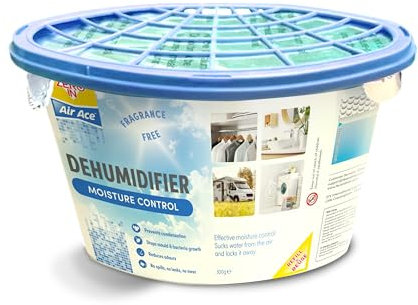 Zero In Refillable Dehumidifier - 300g | Fragrance-Free | Moisture Absorber for Wardrobes, Closets, Bedrooms, and Storage Spaces | Prevents Mold, Mildew, and Dampness | Eco-Friendly & Reusable