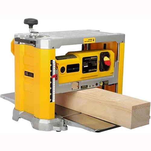 GHRERTX 12'' Electric Benchtop Woodworking Planer,2000W Multifunctional Woodworking Heavy Duty Wood Thickness Planer,H6-160mm Desktop Electric Jointers Plane,for Wood Cutting Woodworking and DIY