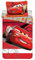 sarcia.eu Cars - Lightning McQueen rote Kinderbettwäsche, für Jungen, Reißverschluss, Baumwolle 140x200cm Oeko-TEX