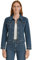 kraftd Women's Denim Jackets Casual Summer Long Sleeve Jacket | Ladies Denim Jackets Button Up Slim Fit | Stretch Denim Jacket | Jacket Women UK With Collared Neckline And Pockets (Mid Blue, 18)