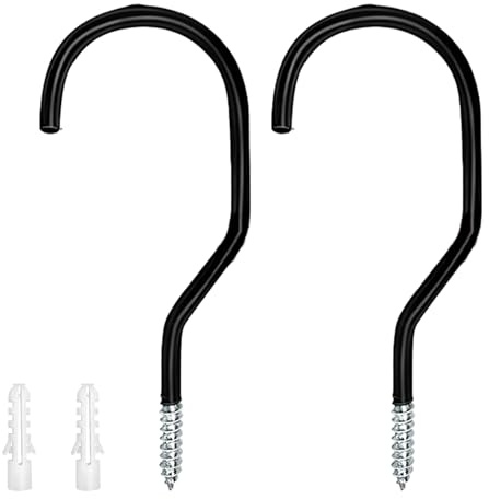 2 Stück Fahrrad Wandhalterung Haken Heavy Duty Metall Auto Organizer mit Fahrrad Parkschnalle