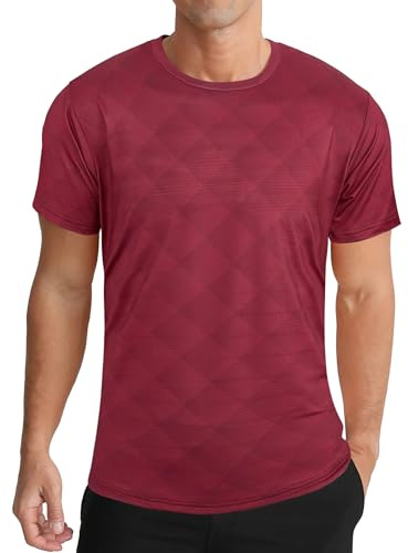 APTRO Herren T Shirt Sport Tshirts Trainingsshirt Funktionsshirt Schnelltrocknend Laufshirt Gym Shirt Farbverlauf