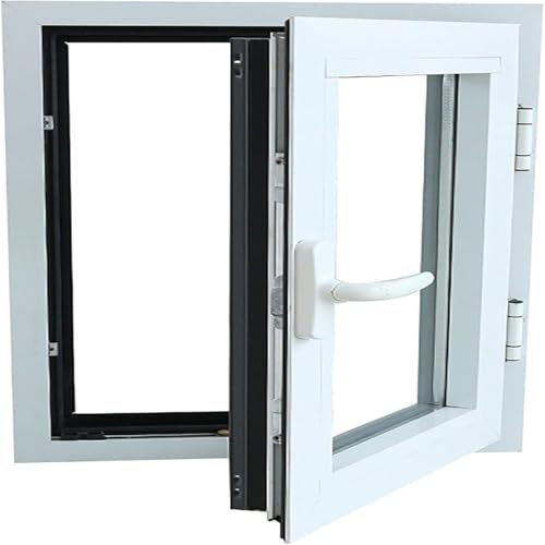 Aluminiumfenster, Shed-Schiebefenster, Kellerfenster. Horizontal-Schiebefenster, Garagenfenster, Gartenhausfenster,Schwarz,40X70