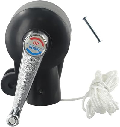 Genérico Recambio de Manivela para Sombrilla de Jardín - Manivela Manual con Cable para Sombrillas - Pieza De Recambio para Sombrilla para Jardin Balcon Playa Patio Y Piscina