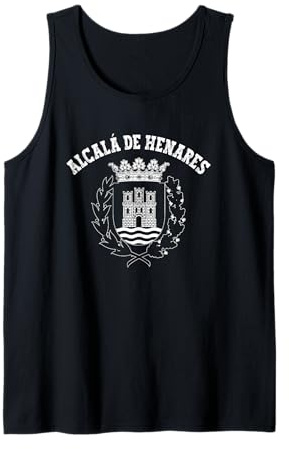 Escudo de Alcalá de Henares Bandera del Orgullo Nacional Camiseta sin Mangas