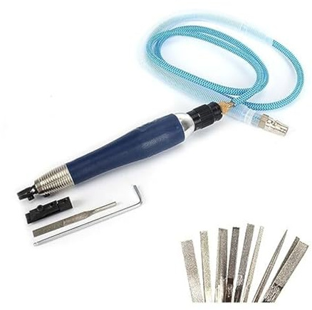 Ensemble de micro-broyeurs à air – Machine polissage et meulage pneumatique portative avec clé (ensemble 10 pièces)(B Set)