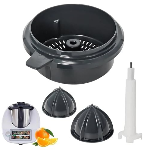 Rynplex Prensa física de extracción zumo naranja, exprimidor plástico separación pura para Thermomix Tm5/tm6 Filtro de malla para exprimidor