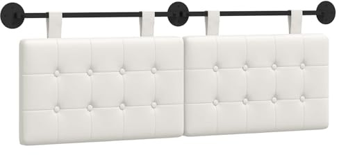 vidaXL Hängendes Kopfteil Kunstleder, Elegantes, modernes Kopfteil, stylische Wandmontage, Flexibles Design, platzsparend, gemütliche Rückenlehne