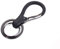 TROIKA KEY Organizer - KR17-09/GM - Schlüsselanhänger mit 2 Ringen - Karabiner - lackiert - Schlüsselorganisation - glänzend - schwarz/gunmetal grau - das ORIGINAL von TROIKA