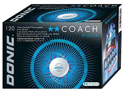 DONIC Ball Coach P40+ ** 120er Optionen St, orange