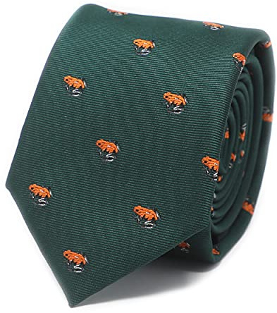 MENDEPOT Herren Geschenk-krawatte mit Tiermotiv Krawatte