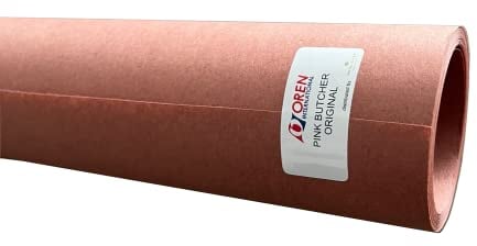 Oren Pink Butcher Paper – 10 m x 61 cm – Original Butcher Paper USA – Fleischpapier für Smoker, Brisket & BBQ – Hitzebeständiges Grillpapier als Alufolie-Alternative – BBQ Zubehör