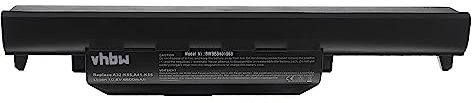vhbw Batterie Compatible avec ASUS K75VM Ordinateur Portable (6600mAh, 10,8V, Li-ION)