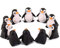SunaOmni Mini Pinguin Figur, 10 stücke Miniatur Pinguine Statue Fairy Gartenlandschaft Bonsai Topf Dekor Cartoon Tier Ornamente