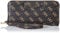 Guess Damen Eco Brenton Reißverschluss, Groß Geldbörse, Braunes Logo