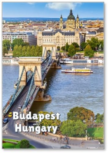 Budapest Mit Donau Und Kettenbrücke Kühlschrankmagnet