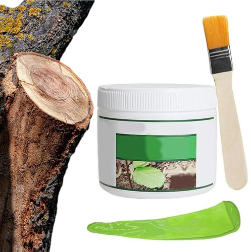 Hintyne Prolongez Le Produit de préservation des Arbres 500 g, scellant pour plaies d'arbres, Pansement pour plaies d'arbres avec Brosse, pâte cicatrisante pour scellant pour plaies d'arbres