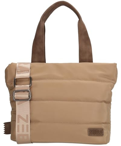 ZEBRA trends Elske Handtasche - Work Bag für Damen mit vielen Fächern | Büro Tasche gepolstert, Umhängetasche mittelgroß, Tragetasche Damen Shopper