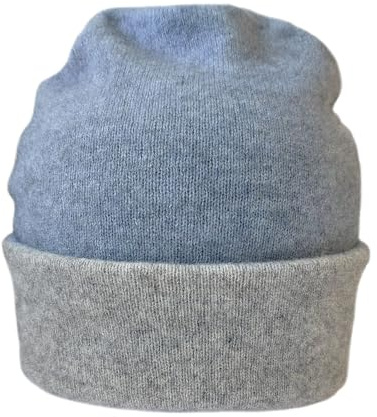 Native World Damen Possum Merino Wool Beanie Mütze Reversible Warm Wintermütze Soft Beanie, Kristall und Silber, Einheitsgröße