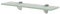 vidaXL Estante Flotante de Cristal 40x10 cm 8 mm Estantería Balda de Vidrio
