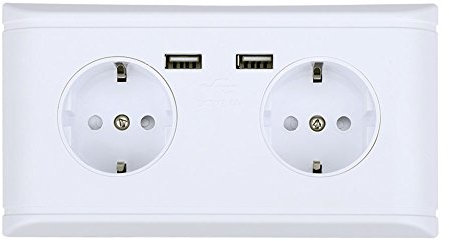 Prise Murale, Prise Double Murale USB Prise Commutée Prise Electrique USB Française