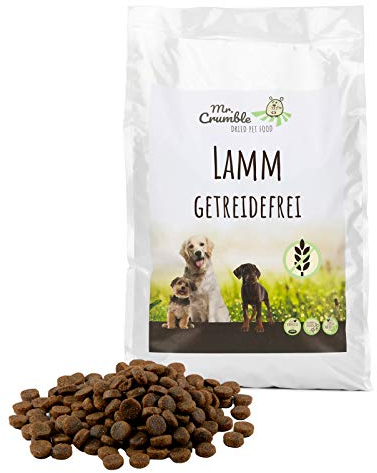 Mr. Crumble Dried Pet Food Hundefutter trocken getreidefrei mit Lamm hypoallergen 2x15 kg